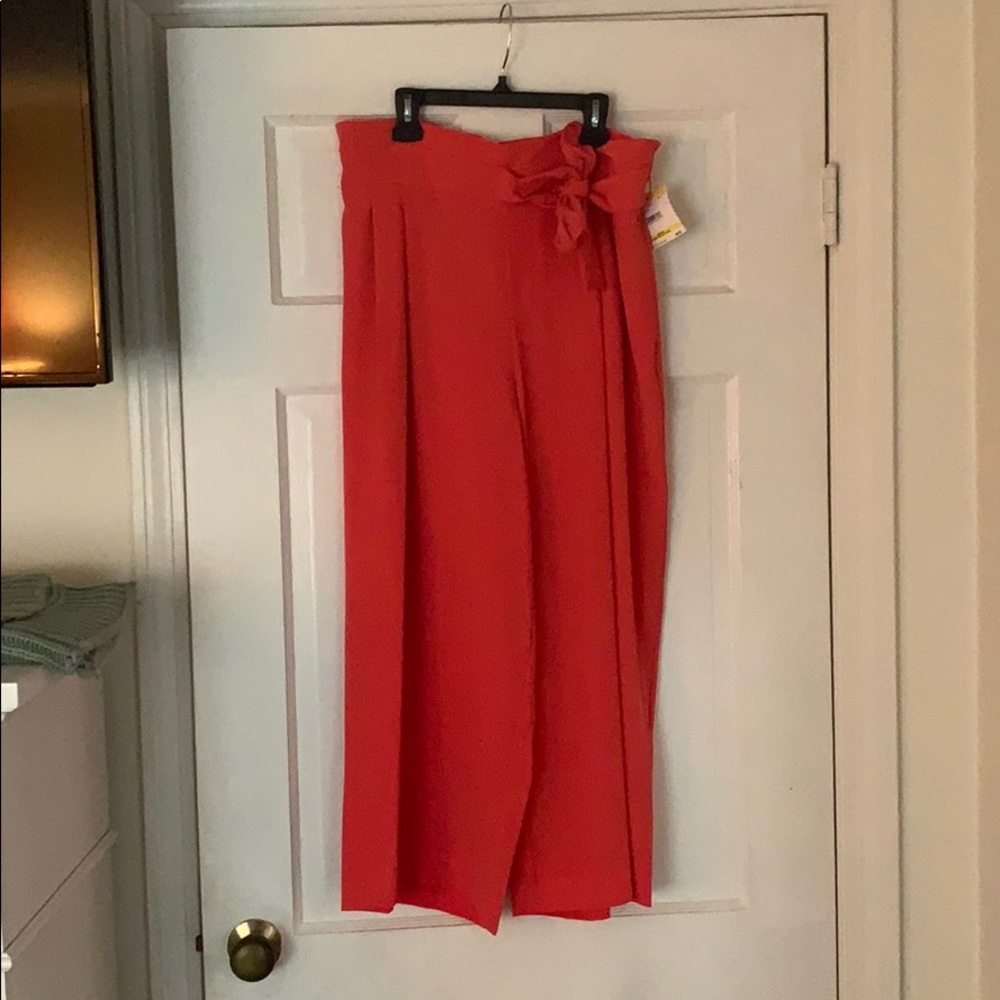 Coral Midi Length Coral Capris